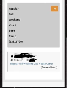 1x Parookaville Regular Full Weekend Visa + Base Camp 2024. - Bild 1 von 1
