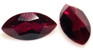 10.5x5.5 mm 1.6 cts Marquise Deep Red Lab Created Ruby - Picture 1 of 1