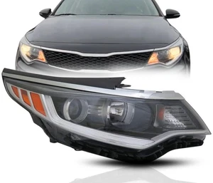 For Kia Optima 2016-2018 Headlight Assembly With Bulbs , Right / Passenger Side - Picture 1 of 9