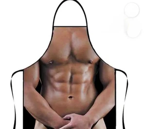 Lustige Neuheit Backschürze Herren BBQ Kochschürzen Küche Geschenke - Bild 1 von 1