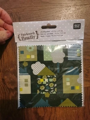 Neues Stoffpaket, Stoff-Set, Patchwork, Baumwolle, Rico - Bild 1 von 3