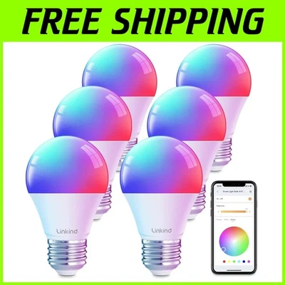 Voice Control Dimmable Smart Bulbs 800 Lumen - Image 1 of 4