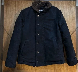 Stevenson Overall Vintage N-1 Deck US Navy Military Jacket Mens Size 38 USED JP - Picture 1 of 7