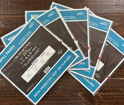 Lote de 5 paquetes de páginas de recarga de álbum de fotos Pioneer vintage para BSP-46 - SELLADO NUEVO Foto 1 de 4