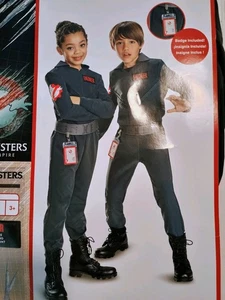 Ghostbusters Frozen Empire Child Costume Jumpsuit Engineer Belt Badge 3+ - Picture 1 of 19