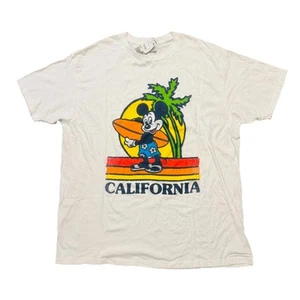 T-shirt surf Disney Topolino California nuova con etichetta taglia:2XL colori grafici - Foto 1 di 7