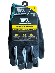 Wells Lamont Hi Dexterity Glove Work & Home Synthetic Leather NWT Size Large (L) - Picture 1 of 5