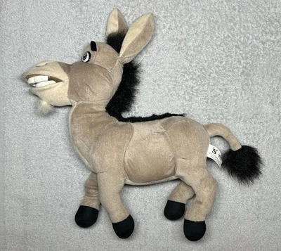 Peluche de burro Shrek 2 vintage 10"" pulgadas Nanco 2004 Dreamworks Foto 1 de 4