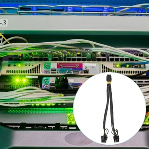 Mutter Zum Doppel Gpu-netzkabel Verlängerungskabel Für Grafikkarten - Afbeelding 1 van 12