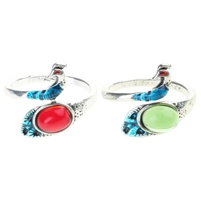 2PCS Adjustable Knitting Crochet Rings, Open Yarn Guide Crochet Rings - Image 1 of 4