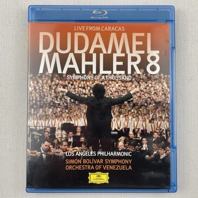Dudamel: Mahler 8 - Symphony of a Thousand Live from Caracas OOP Blu-ray Disc - Image 1 of 4