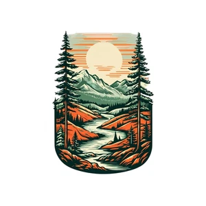 Wall Art Print Outdoor Mountain Nature Scene Home Decor Work Bedroom Office New - Picture 1 of 1