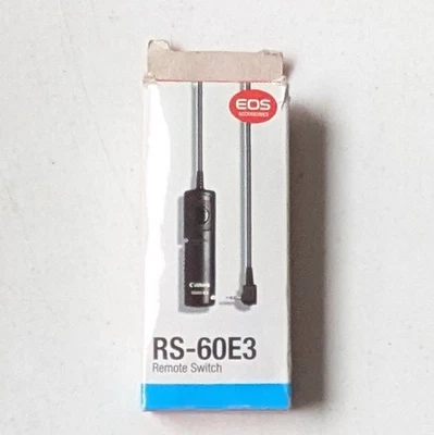 OEM Canon RS60-E3 Remote Shutter Release Switch for EOS SLR DSLR Cameras - Image 1 of 3