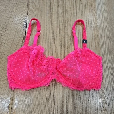 Sujetador Victoria’s Secret Talla 36DDD Dream Angels Push Up Sin Relleno Rosa Foto 1 de 4