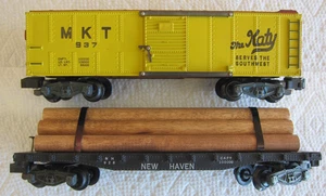AMERICAN FLYER S 928 & 937 FREIGHT  CARS-1950's KNUCKLE COUPLERS-BEAUTIFUL! - Picture 1 of 8