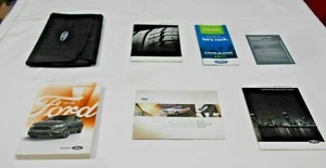 2018 FORD FUSION OWNERS MANUAL 6 PC SET & BLACK FORD SPORTY DENIM FACTORY CASE - Picture 1 of 9