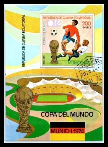 Republica De Guinea Ecuatorial Munich 1972 Mini Sheet Excellent Condition - Image 1 of 1