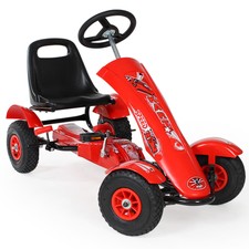 cart coche de juguete con pedales go kart coche de pedales gokart rojo