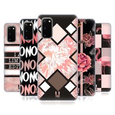 HEAD CASE DESIGNS BLACK & PINK SOFT GEL CASE FOR SAMSUNG PHONES 1