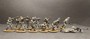 1/72 Ejército Chino EPL Camuflaje 12 Soldados Pintado Hecho a Mano Modelo Set - Imagen 1 de 2