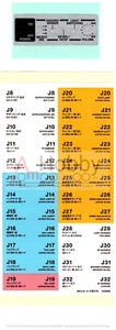 Placa de identificación y etiqueta de cable de unidad de control Tamiya 1/14 MFC-01 Tamiya 9400051/19400051, - Imagen 1 de 3