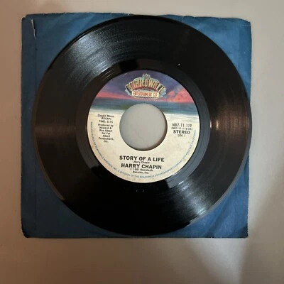 HARRY CHAPIN: story of a life / same BOARDWALK 7" Single 45 RPM - Image 1 of 3