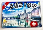 ZÜRICH ,SCHWEIZ- KÜHLSCHRANKMAGNET-FRIDGE MAGNET-SOUVENIR 180323