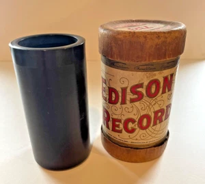 EDISON BLACK WAX CYLINDER RECORD 7923 WILL F. DENNY - GO WAY BACK AND SIT DOWN - Picture 1 of 6