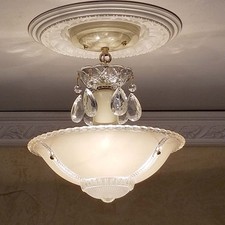 Vintage Reproduction Art Deco Antique Chandeliers Fixtures