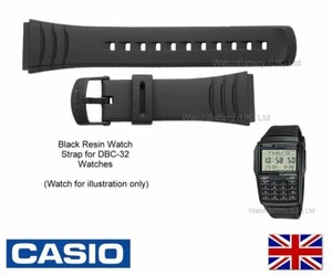 Original Casio Uhrenarmband Band für DBC-32, DBC-32C, DBC32 Datenbankuhr - Bild 1 von 7