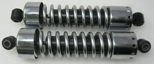 Harley-Davidson OEM Stock 01-17 Chrome Dyna 12" Rear Shocks 54615-01 - Picture 1 of 3