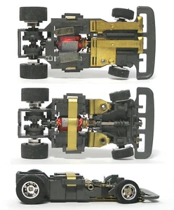3pc 1979 Aurora 'AFX' SpeedSteer Slot Less TCR Car Chassis Vintage DealerSurplus - Picture 1 of 1
