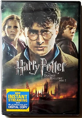 Harry Potter and the Deathly Hallows - Part 2 [DVD] Widescreen, 2011, WB - NEW - Image 1 of 3