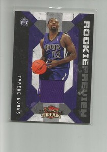 2009-10 Panini Threads Rookie Preview Jerseys #4 Tyreke Evans  065/100