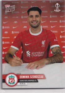 Topps Now 2023 Nr. PS02 Dominik Szoboszlai Signs for Liverpool FC - Picture 1 of 2
