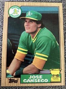 1987 Topps #620 Jose Canseco Rookie RC - Oakland Athletics - - Bild 1 von 2