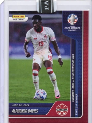 Alphonso Davies Canada ,Panini Instant RED SP 2024 Copa America #25 10/25 - Image 1 of 2