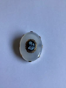 Broche antiguo Forget Me Not Mourning - Imagen 1 de 11