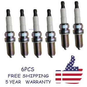 6 Packs Laser Iridium Spark Plugs 6176 Premium DILFR6D11 - Picture 1 of 24