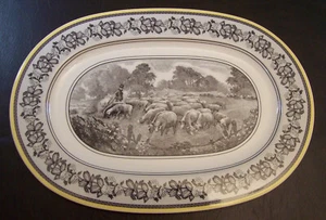 Villeroy & Boch Audun Ferme 1748 Oval Serving Platter~Porcelain~13.5 in x 9 in - Picture 1 of 4