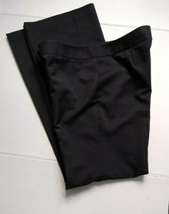 Pantalones de carrera 9 & Co negros delanteros planos talla 10 pantalones - Imagen 1 de 3