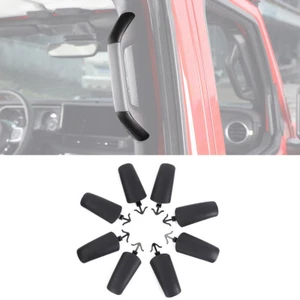 8x Black A/B Pillar Grab Handle Hole Covers for JL Wrangler/JT Gladiator 2024+ - Picture 1 of 12