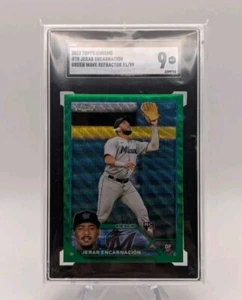 Jerar Encarnacion 2023 Topps Chrome 78 Green Wave Refractor RC SP #d/99 SGC 9 - Picture 1 of 2