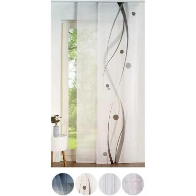 Flächenvohang mit Zubehör 2er Set Schiebevorhang Schiebegardine Flächengardine - Bild 1 von 4