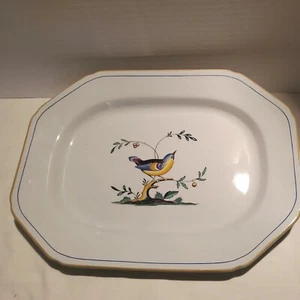 Vintage Spode Queen's Bird Rectangular Oval Serving Platter Dish 14" - Picture 1 of 9