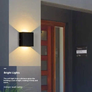 Waterproof Outdoor Wall Light LED Garden Lamp for Patio and Balcony Aluminum She - Picture 1 of 18