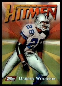 1997 TOPPS Finest Refractors Darren Woodson Dallas Cowboys #68 R91