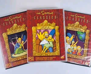 The Simpsons Classics X 3 DVD Bundle Bulk Lot Region 4 PB1Z - Picture 1 of 8