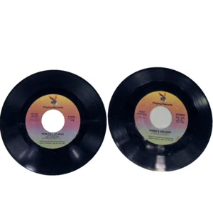 2 Playboy 45 RPM Records Bobby Borchers Cheap Perfume Mickey Gilley Called Baby - Picture 1 of 9