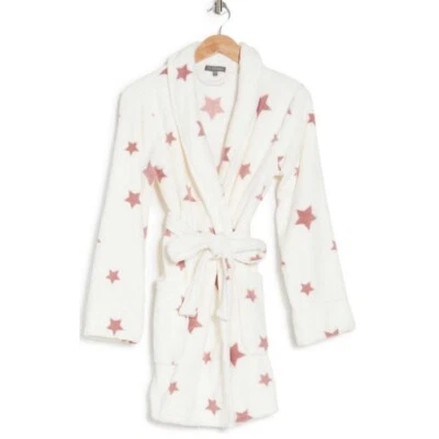 NUEVO CON ETIQUETAS PJ Salvage Marfil Estampado de Estrellas Bata con Cinturón Talla XL Foto 1 de 4